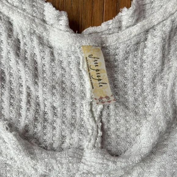 FREE PEOPLE CALIFORNIA WAFFLE TANK XS - Picture 2 of 4
